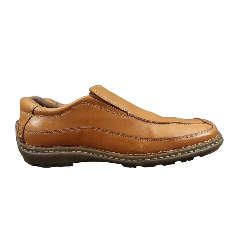 Steve Madden Shoes Mens 10 Slip On Loafer Classic Leather Casual Comfort Millen